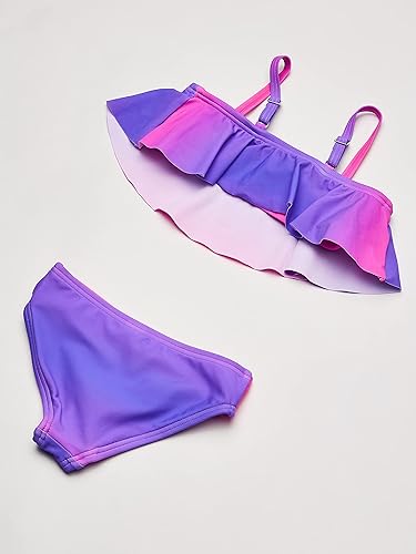 Kanu Surf Girls Karlie Flounce Bikini Beach Sport 2 Piece Swimsuit
